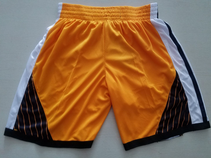 Men 2019 NBA Nike Golden State Warriors yellow shorts->toronto raptors->NBA Jersey